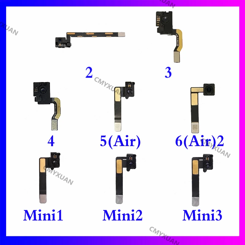 

Front Camera For Apple iPad mini 2 3 4 5 air 6 air2 Pro 9.7 10.5 11 12.9 Main Big Camera Flex Cable Replacement Repair Parts