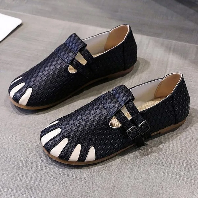 

2021 новая водонепроницаемая обувь; Женская обувь с закрытым носком на плоской подошве; Повседневная обувь мокасины, кроссовки для тенниса же...