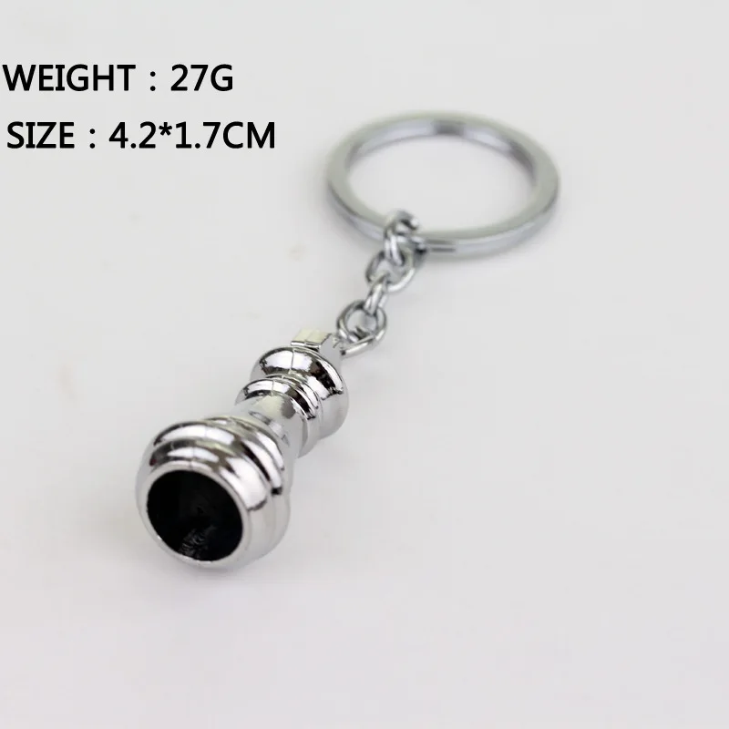 ZXMJ аниме мультфильм шахматы брелок игра жизни винтажный сплав металла Подвеска