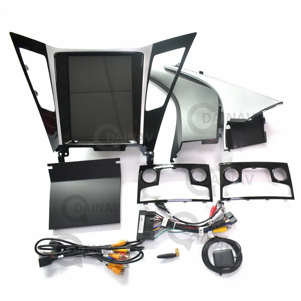 

10.4 inch auto multimedia DVD player Tesla style FOR-Hyundai Sonata 8 2011-2014 car GPS navigation autoradio stereo