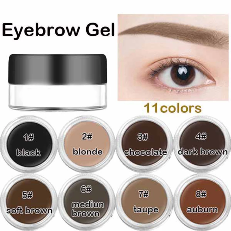 

Waterproof Eyebrow Gel Pigments Liquid Eyebrow Dye Paint Perfect Long-lasting Eyebrows Makeup Eyebrow Powder Cream ZGOOD