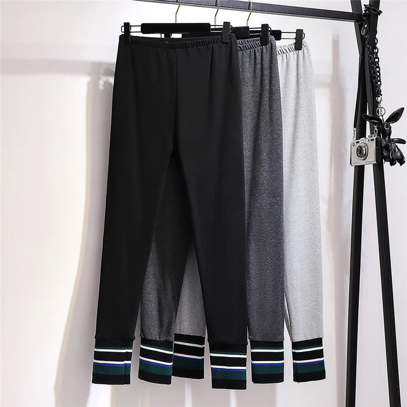 

2020 New Oversize Stretch leggings Women Autumn Winter Cozy Cotton Pants Plus size 6XL Elastic waist Casual Pants Trousers KW103