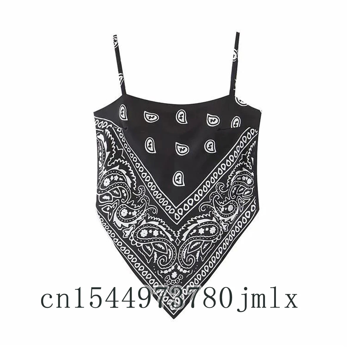 

Новый стиль, Женский Ретро, с цветочным принтом, сексуальный, на тонких бретельках, шикарные жилеты, для женщин, летняя лямка через шею, банты...