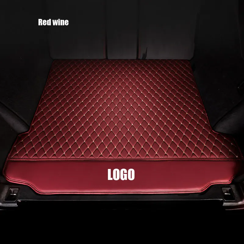 Trunk W RED Кожаные автомобильные коврики для Nissan X-Trail Rogue XTrail автомобильный коврик для укладки авто аксессуары - Название цвета: Trunk W RED