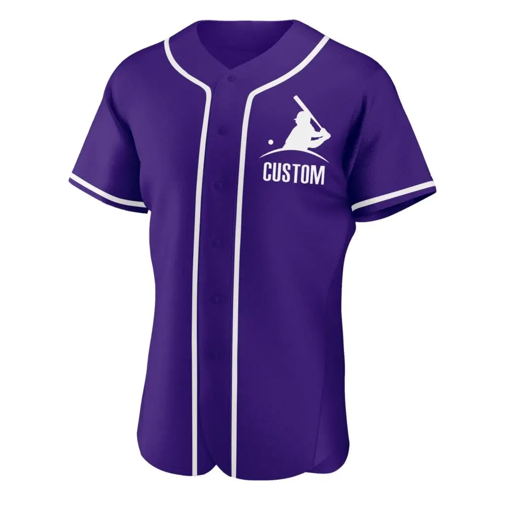 

baseball jersey Button sportswear high quality embroidered team name back name number customized--Customizable--Indians