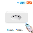 Умная розетка Tuya с Wi-Fi, 16 А, 1 шт.