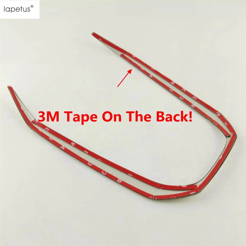 

Lapetus Roof Reading Lights Lamps Cover Trim Stainless Steel Interior Refit Kit Accessories For Citroen C5 Aircross 2018 - 2021