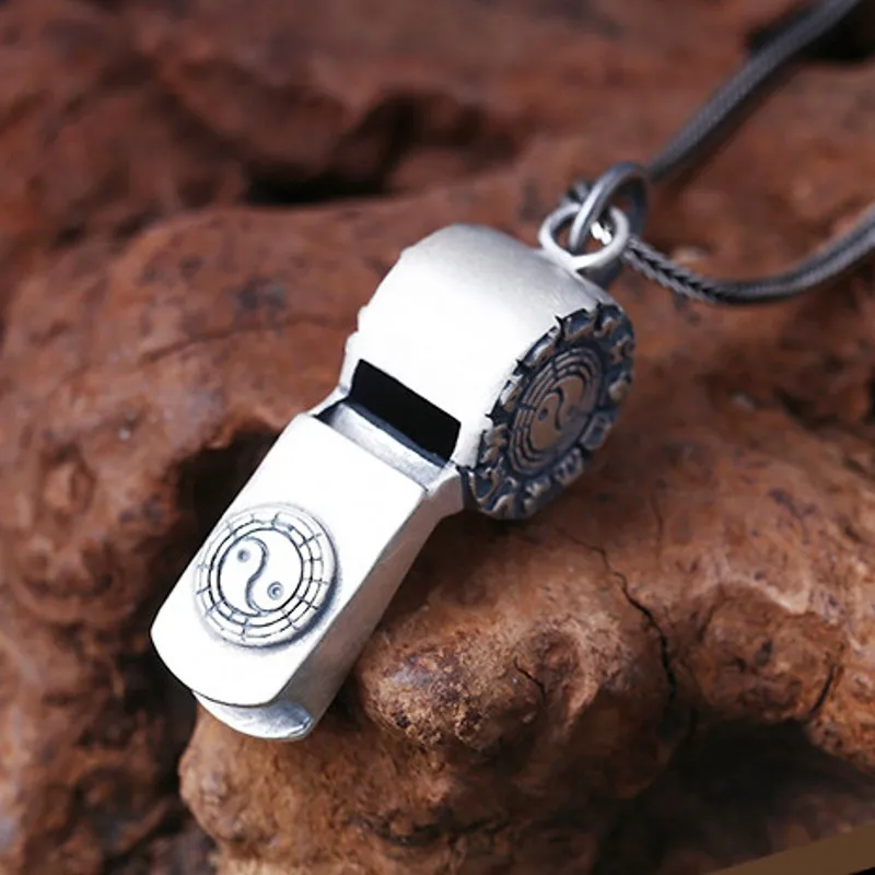 BOCAI Новые 100% серебряные ювелирные изделия s925 в стиле ретро индивидуальный значок