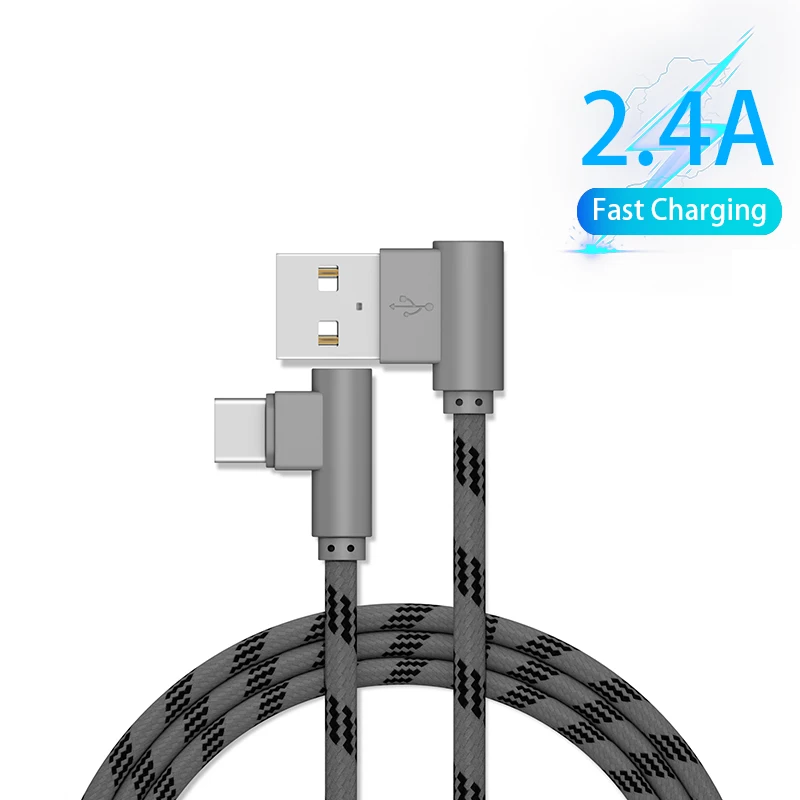 Кабель для быстрой зарядки USB Type C 2 4 А|Кабели мобильных телефонов| |