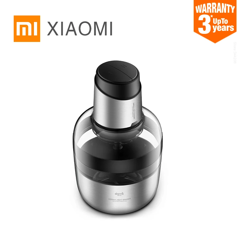 XIAOMI MIJIA Deerma DEM JR01 электрическая мясорубка 1.8л Бытовая кухонная безопасность легко