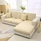 Высококачественные мягкие чехлы для диванных сидений, однотонные Чехлы для диванных подушек, эластичные моющиеся Чехлы для мебели 1234, чехлы для сидений