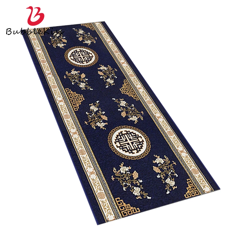 

Bubble Kiss Chinese Style Corridor Carpet Long Strip Home Living Room Decoration Entrance Rugs Thickened Delicate Carpets 2021