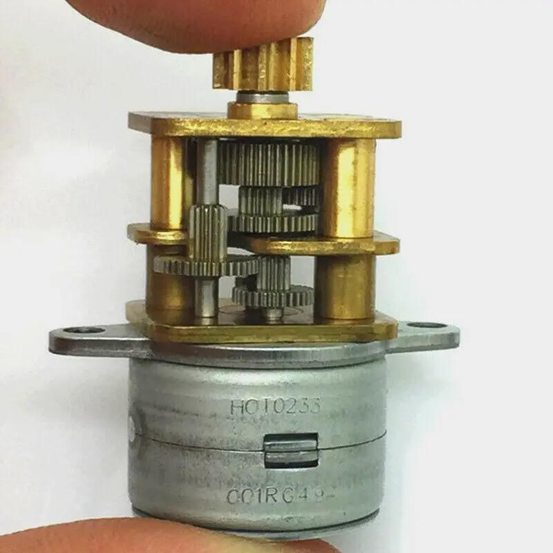 Редукционный шаговый двигатель Micro 15 мм постоянный ток 5 В 12 в большой крутящий