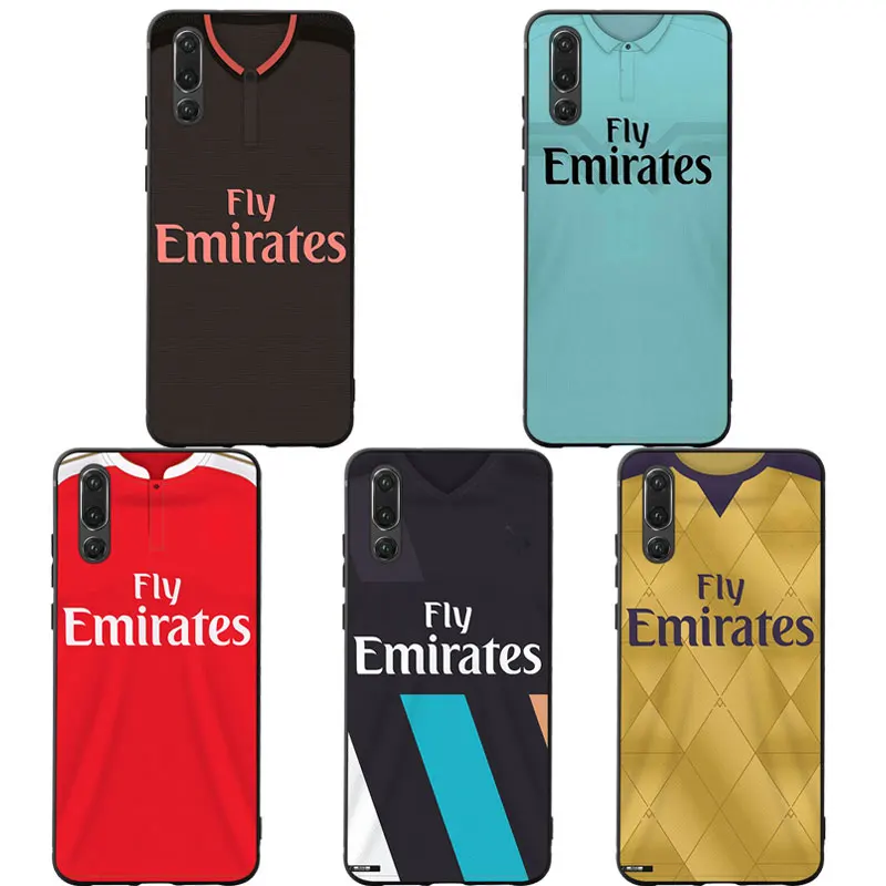 RKQ Arsenall Jersey Стильный чехол для телефона huawei Psmart P10 P20 P30 Lite 2019 Honor 7X8X9 10 20 mate 20X lite pro