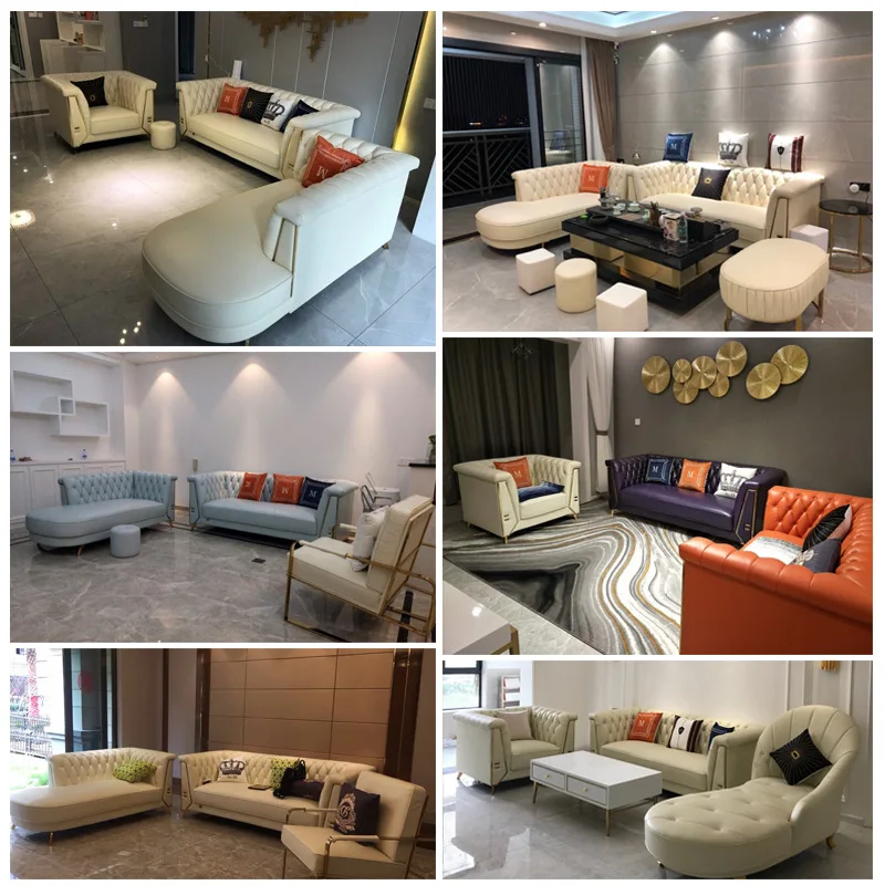 Easyliving 2019 новый подлинный кожаный диван секционные дома гостиная мебель