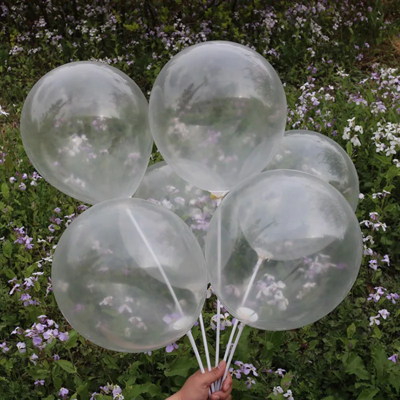Прозрачный шар 100 шт. красочный хрустальный товары для дня рождения гелиевые шары