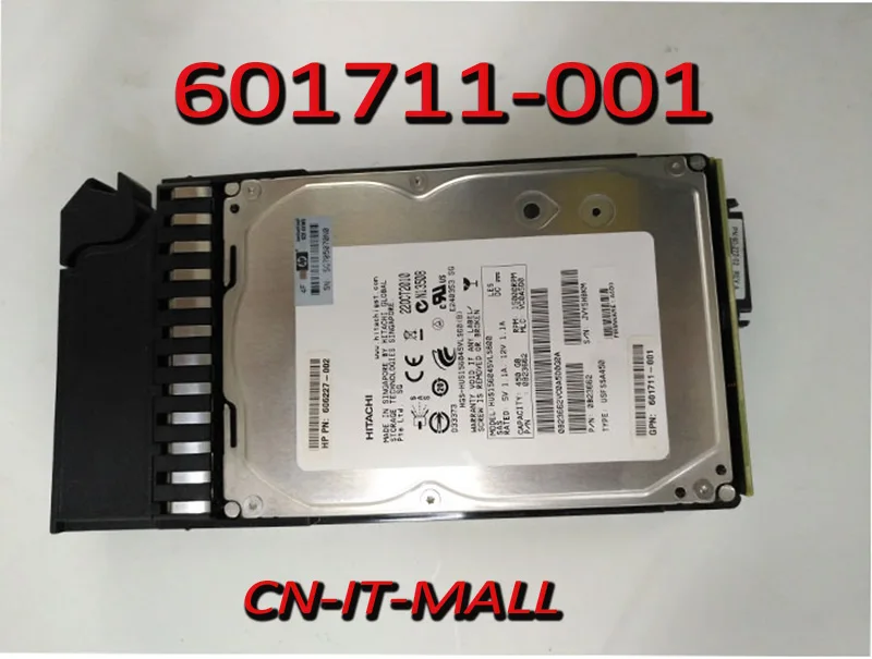 

Pulled 3.5 601776-001 601711-001 450GB 6G SAS 15K for AP859A