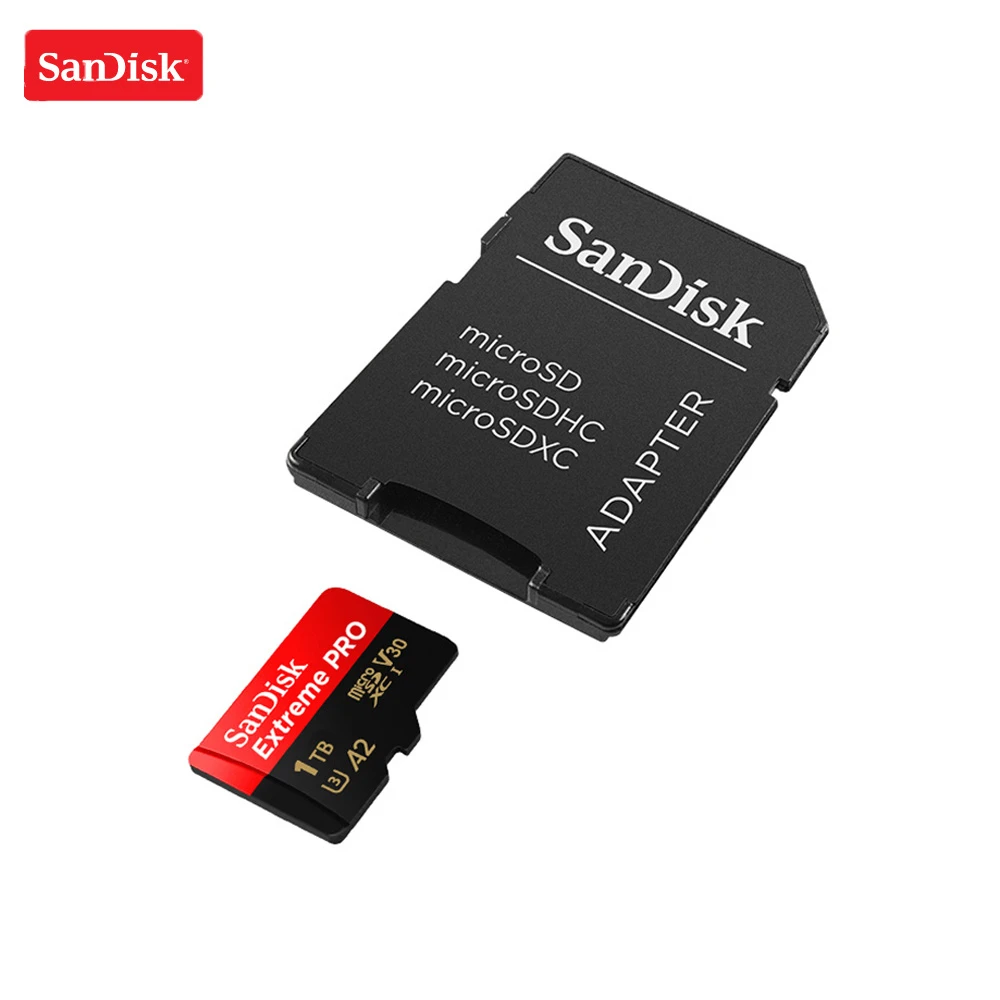 100% оригинальная карта памяти SanDisk Extreme Pro 1 ТБ micro sd класс 10 cartao de memoria U3 A2 V30 tf