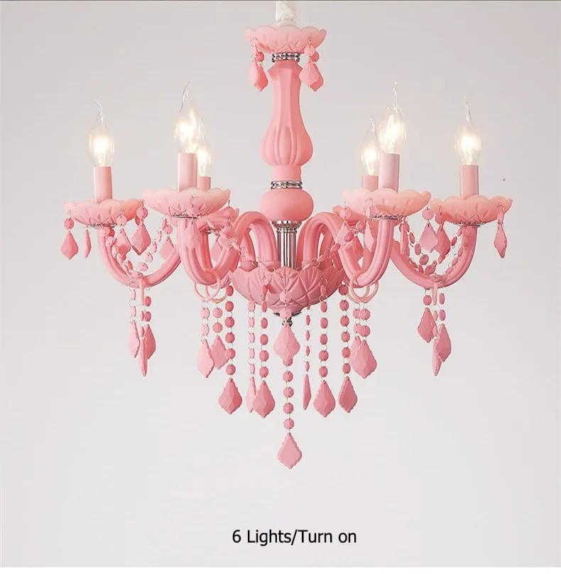 Красочная хрустальная люстра Macaron цвет Droplight гостиная креативная лампа для спальни фантазийный светильник витражное стекло блеск