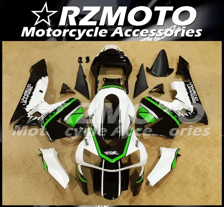

New ABS Motorcycle Whole Fairings Kit Fit For Honda CBR 600RR F5 03 04 2003 2004 bodywork set Custom green white