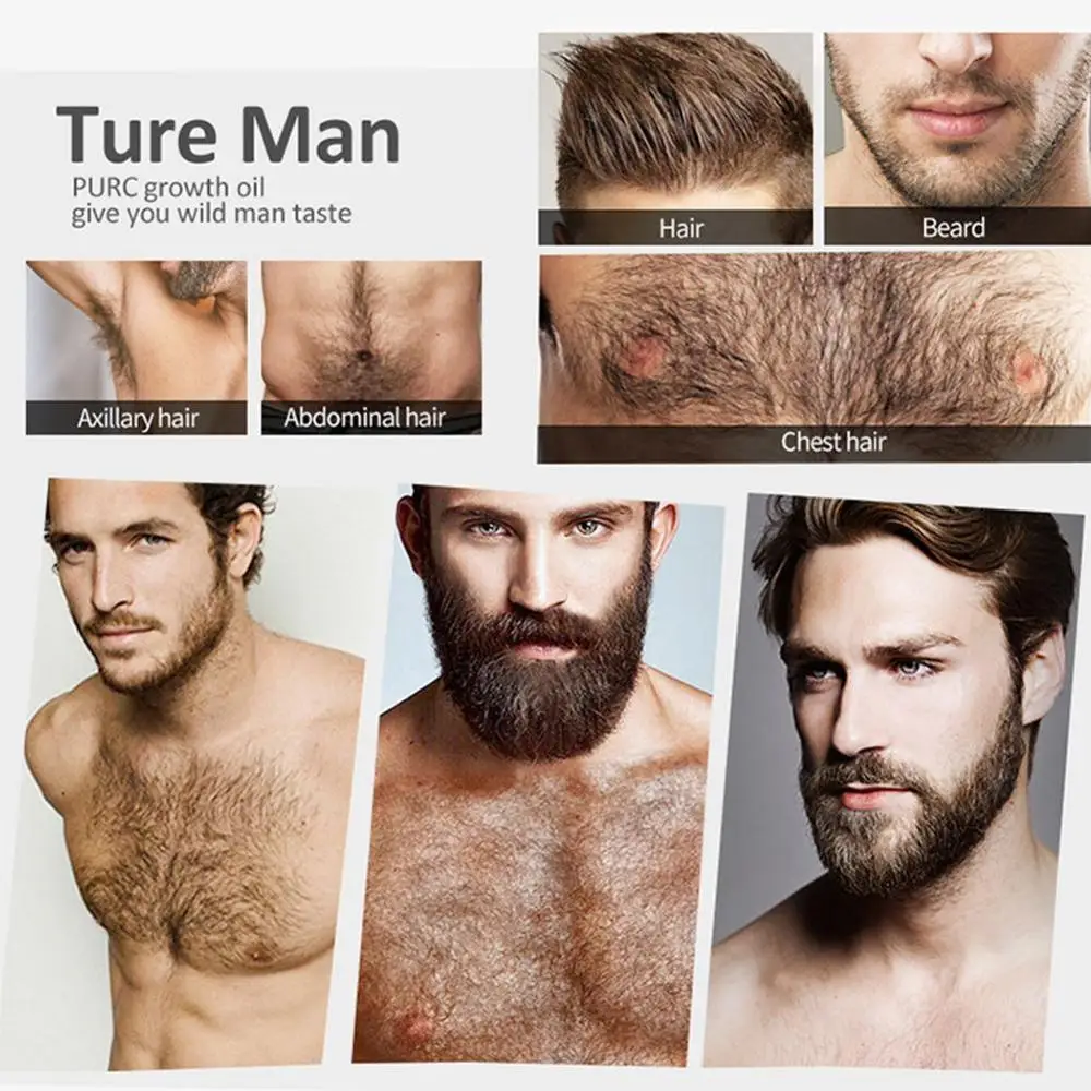 1 шт. 60 мл масло для роста бороды натуральное конопляное эфирное восковой бальзам