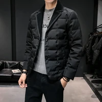 mantaux homme top grade 2020 winter fashion brand suit collar jacket streetwear feather coat duck down warm men clothes