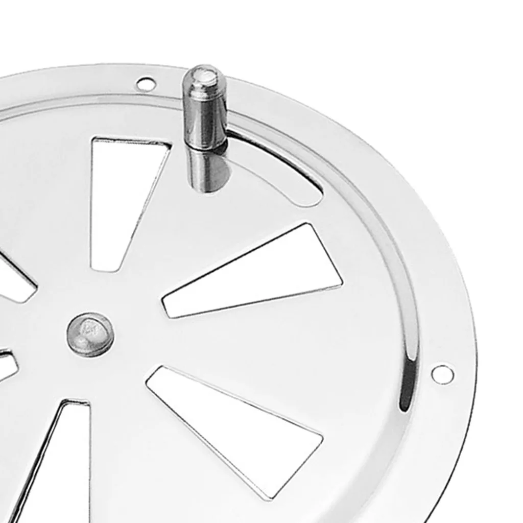 

2x Boat Ventilation Grille Round Ventilation Grille Exhaust Grille, 128mm, Stainless Steel, Corrosion Resistant