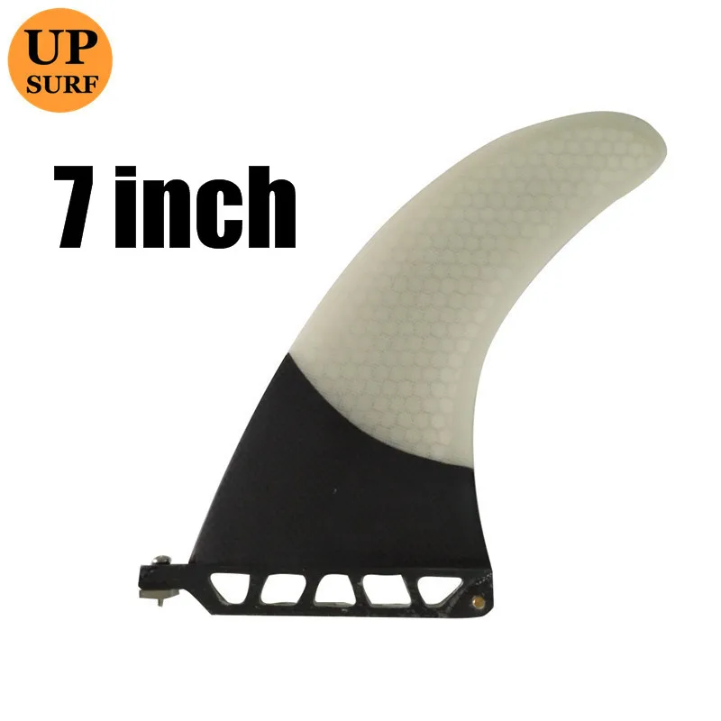 7 inch white 1 шт. плавник для серфинга " 7" " 9" Длина серфинга Центр плавники Лонгборд один плавники Высокая распродажа Стекловолоконный плавник - Цвет: 7 inch white