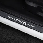 Автомобильный наклейка для порога для Chevrolet Cruze, 4 шт., защита для порога двери автомобиля, карбоновая наклейка сделай сам, тюнинг автомобильных аксессуаров