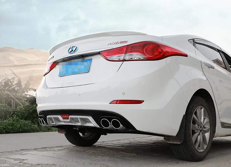 Задний диффузор для заднего бампера Elantra из АБС-пластика | Автомобили и мотоциклы