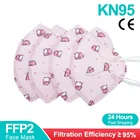 На Возраст 3-15 лет FFP2 Mascarillas KN95 маска для детей для маленьких мальчиков и девочек лицевая маска респиратор 10 дней быстрая доставка