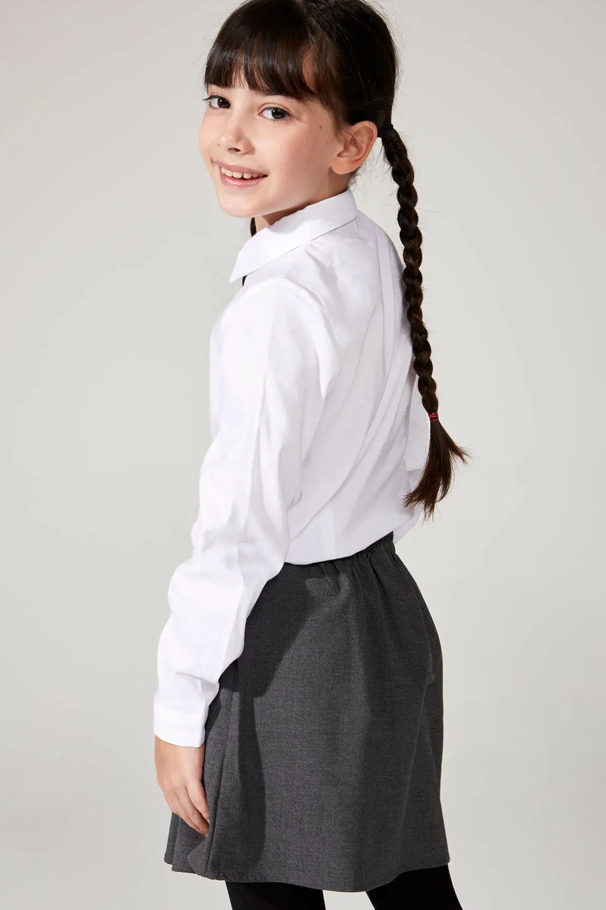 DeFacto/весенние белые рубашки для девочек торжественные детские осенние Shirt-K9023A619AU