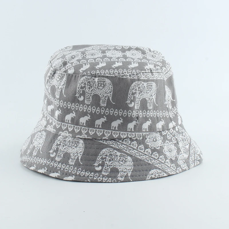 

New Vintage Black Bucket Hat Men Reversible Sun Hats Street Hip Hop Fishing Bucket Cap Summer Sun Hats For Women