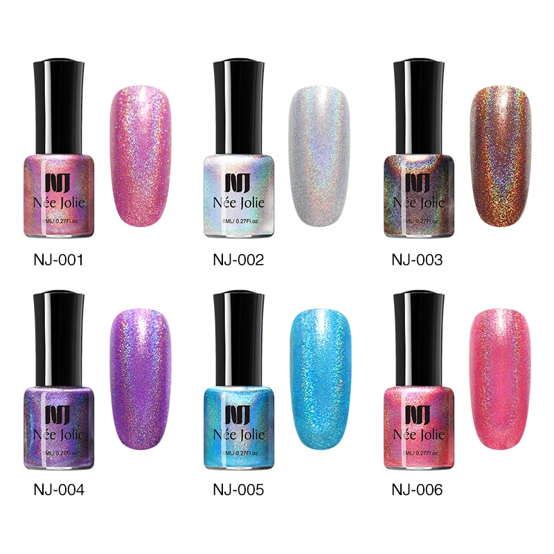 Лак для ногтей с блестящими мерцающими блесками 8 мл|Лак ногтей| |