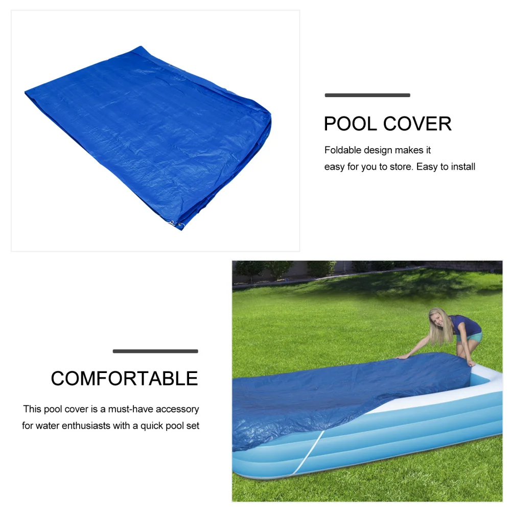 

Swimming Pool Solar Cover Durable Dust-proof Rainproof Pool Protection Cover