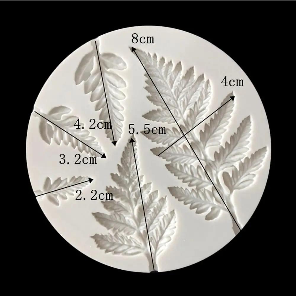 Силиконовая форма Mimosa в виде листьев для шоколада сделай сам инструменты