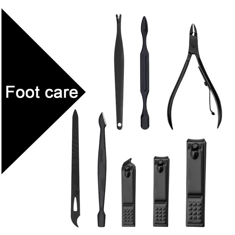 16 шт. инструменты для дизайна ногтей все маникюрных наборов уход за педикюром с