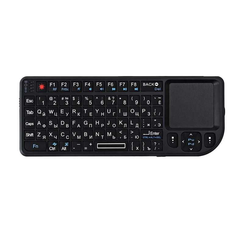 A8 Беспроводная клавиатура Air Fly Mouse 2 4G мини тачпад с белой подсветкой для