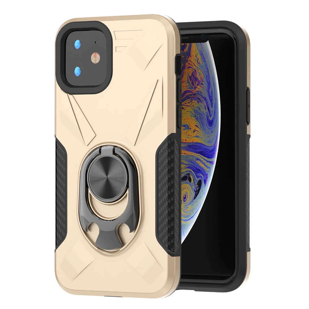 Чехол для телефона кольцо на палец чехол Iphone 11 Pro Max металлическая подставка