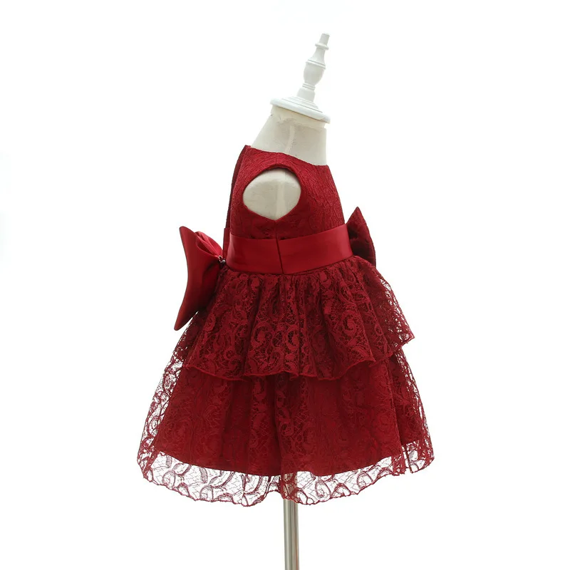 BBWOWLIN платья для маленьких девочек на 1 год детское платье день рождения красное