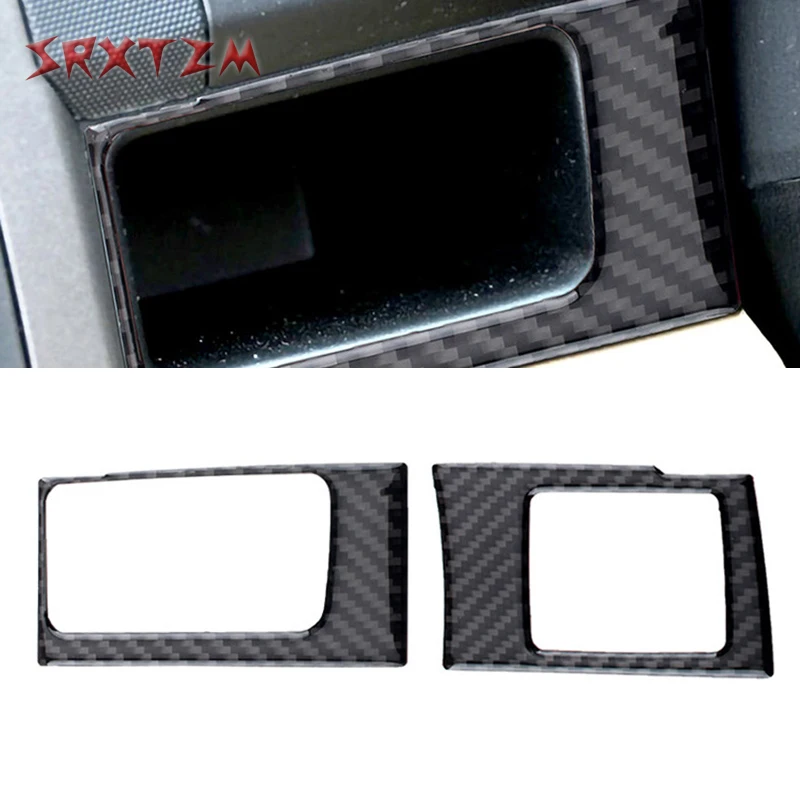 

Interior Carbon Fiber Car Stickers And Decals Central Storage Box Cover For Honda Crv 2007 2008 2009 2010 2011 Accessories