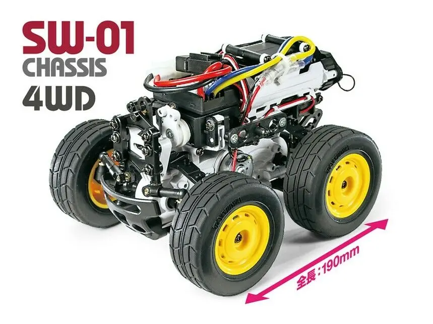 Tamiya 57409 1/24 RC Comical 4WD Wheelie SW01 шасси Ланч-бокс мини-комплект | Игрушки и хобби