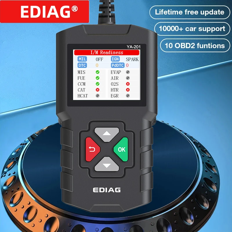 Ediag YA201 читатель Кода OBDII/EOBD (система бортовой диагностики YA 201 USB обновления OBD2