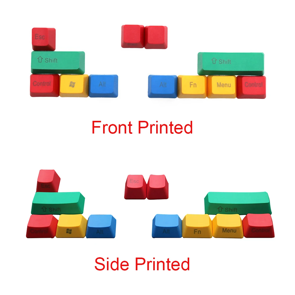 10pcs Keycap Set ALT SHIFT ESC Gaming PBT OEM Profile Durable Accessories Cover Thick Decorative Mechanical Keyboard RGBY Color |