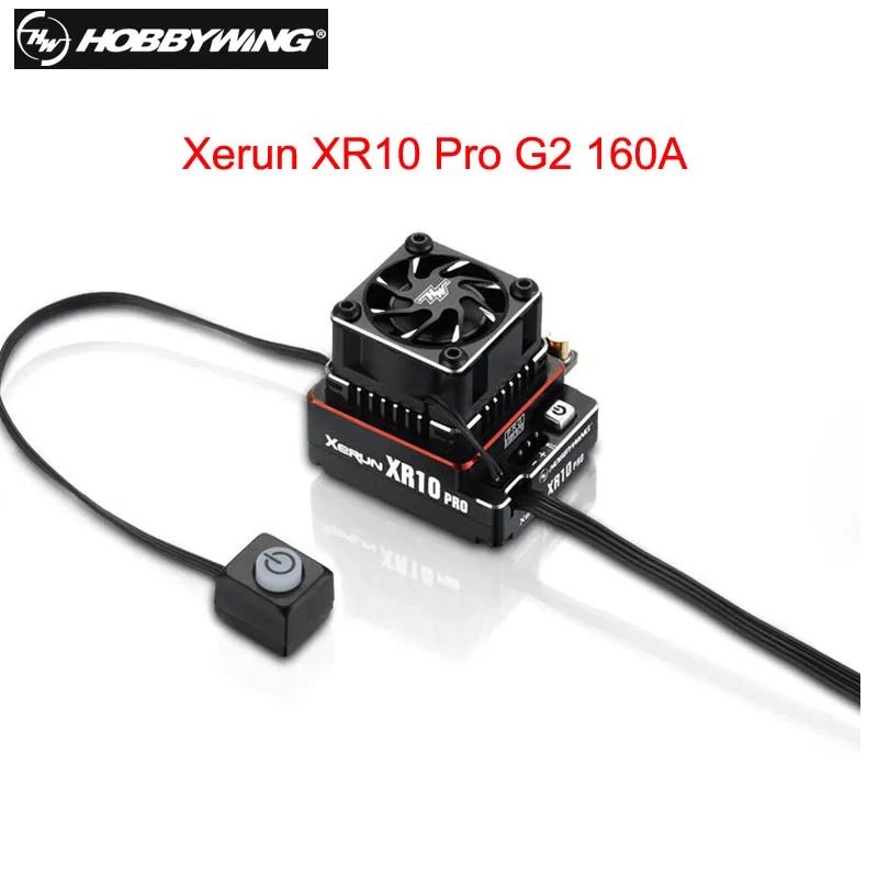 100% Оригинальный Hobbywing XERUN XR10 PRO G2 160A сенсорный бесколлекторный регулятор скорости