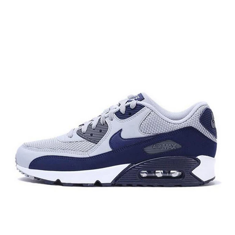Оригинальные мужские кроссовки для бега Nike Air Max 90 эфирные, износостойкие, классические, спортивные, уличные, сетчатые, дышащие кроссовки 537384-111