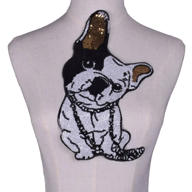 Одежда Diy Вышивка забавная собака нашивка на одежду мультфильм Байкер заплатка