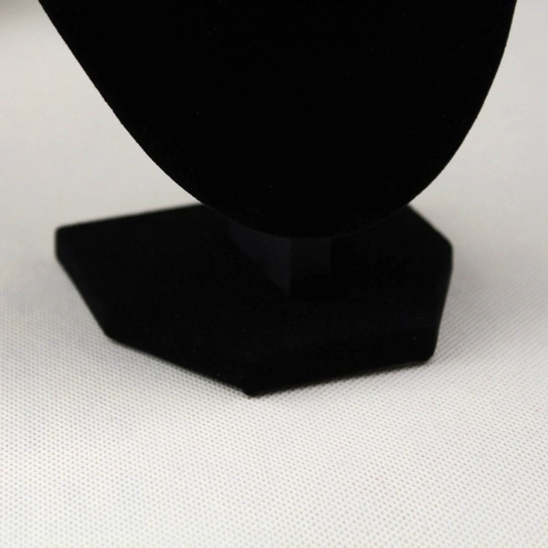 

Necklace Display Holder Black Flannel Jewelry Pendant Mannequin Stand Show Decorate Jewelry Display Shelf Rack