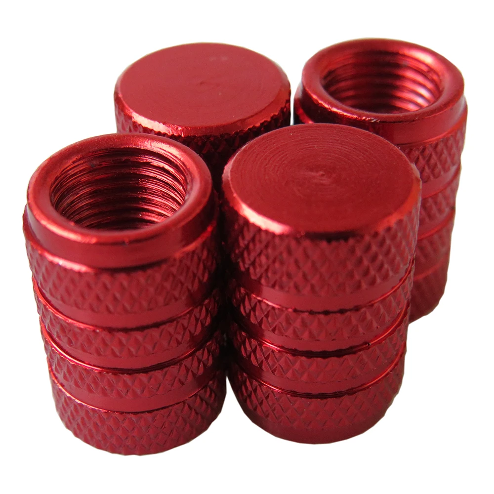Auto Tire Valve Stem Dust Cap Car Wheel Tyre Caps Universal Automobiles Metal Covers Cars Accessories Aluminum Alloy 4Pcs - купить по