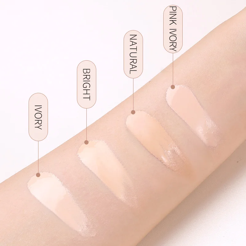 Жидкая основа невидимое полное покрытие фотоотбеливающая увлажняющая